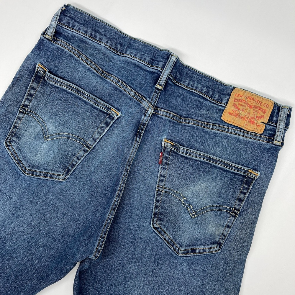 Levi's 511 Slim Fit‎ Jeans Blue Medium Wash 34x34 Mens Denim Streetwear